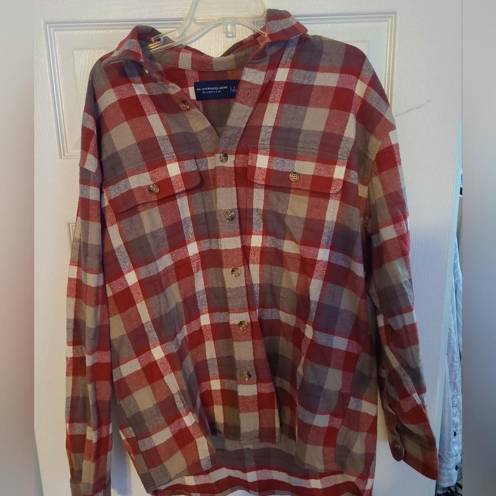 Abercrombie Oversized 90s Flannel